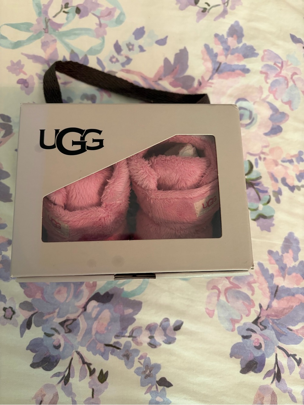 UGG Baby Booties in Light Pink